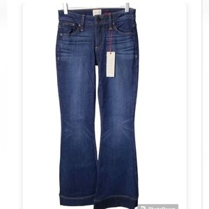 NWT$295  Alice + Olivia Cosmic Dancer Jeans 25 Flared Bell Bottom Medium Wash
